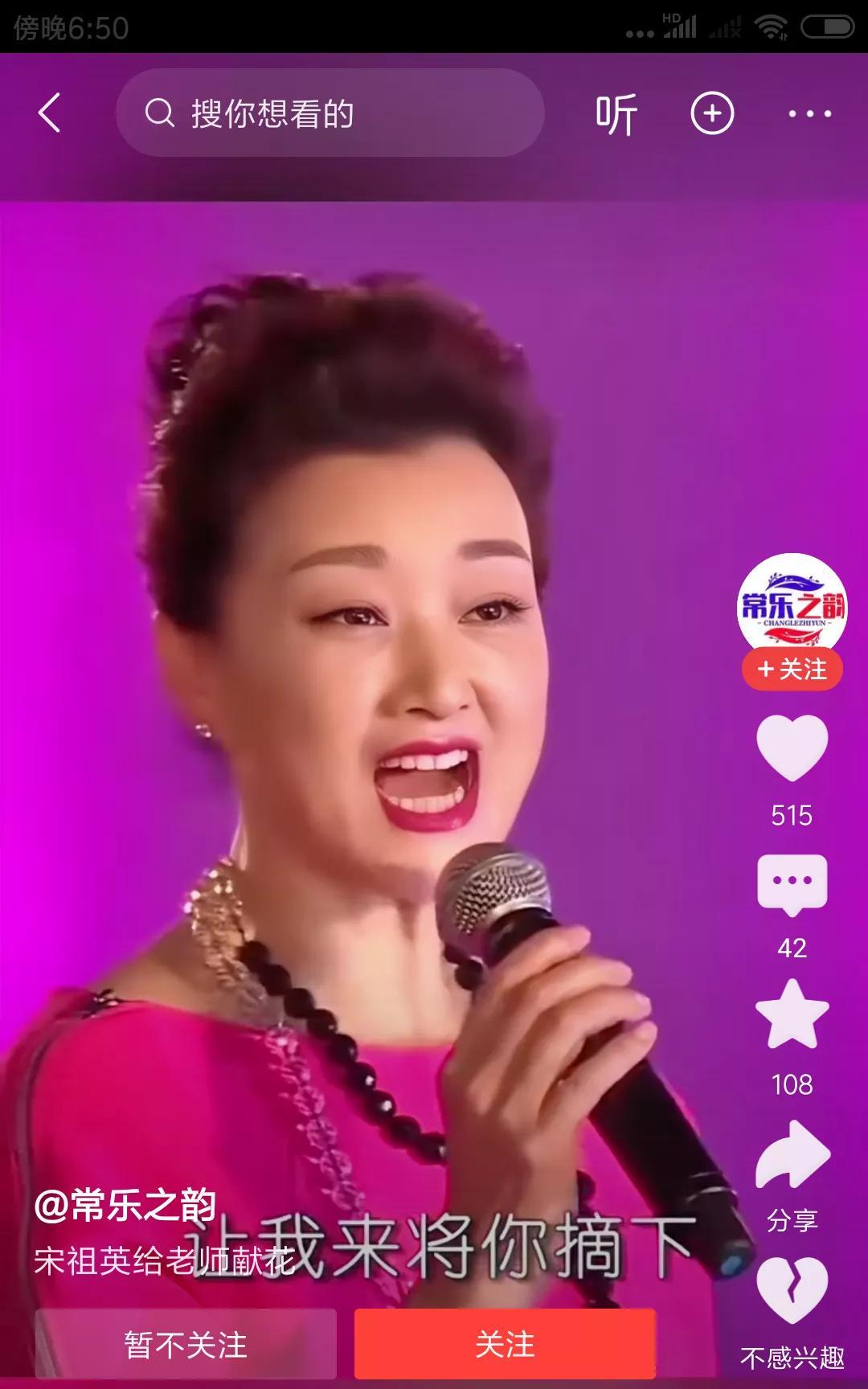 不忘那些年陪我们走过的歌星。
宋祖英，人美歌甜，一个时代的记忆。
毛阿敏，歌坛女