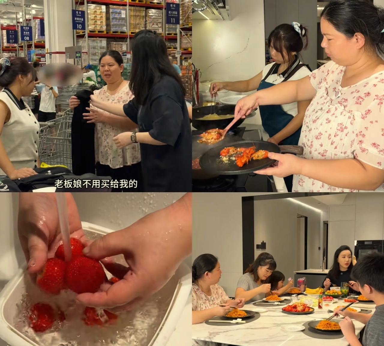 晰姐家新阿姨搬过来住了！新阿姨虽然做饭一般，但晰姐夸她工作很努力，28楼打扫的很