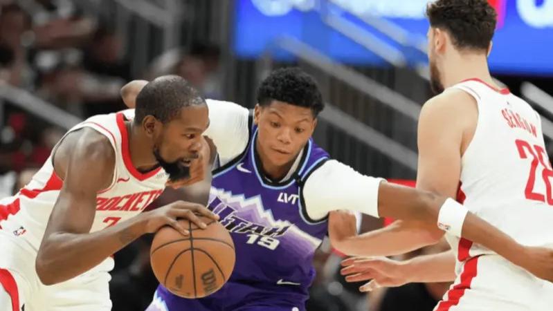 火箭“偷师”掘金战术板？火箭主心骨已就位，杜兰特真玩明白了？