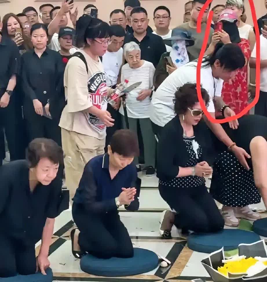 杨少华追悼会上的画面颇为感人，义子杨进明与儿媳梦真到场表示哀悼，这本是合情合理之