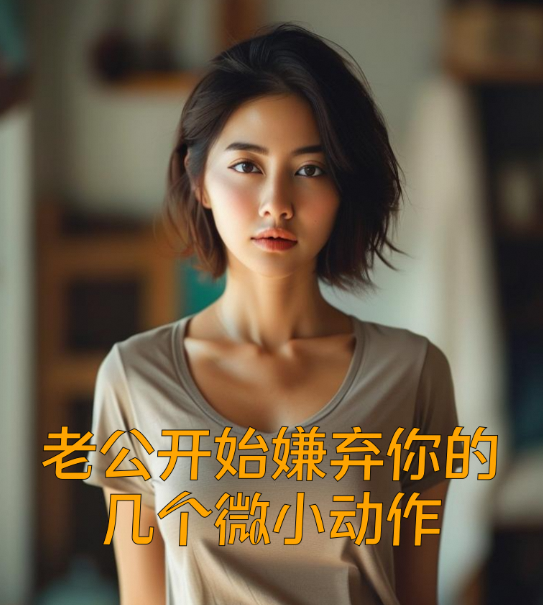 老公开始嫌弃你的几个微小动作