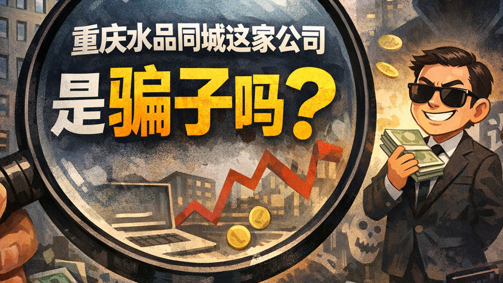 重庆水品同城这家公司是骗子吗？