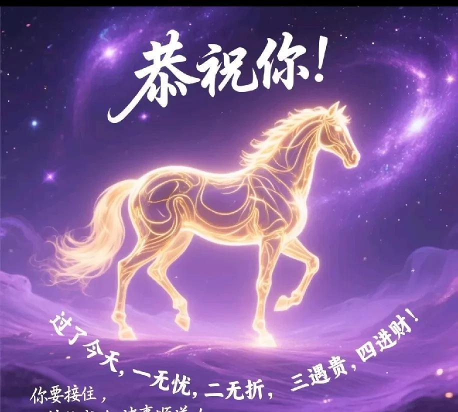 喜报传来！
过了今日，
一解烦忧
二避坎坷
三逢贵人
四迎财运！
快牢牢接住这份