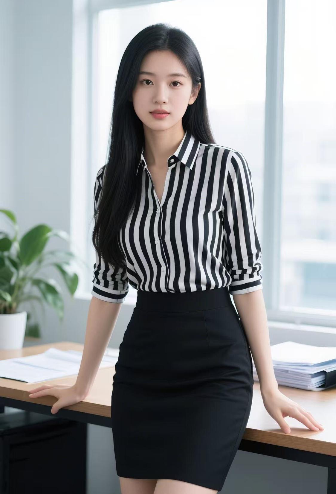 职场干练风穿搭，自信满满！
