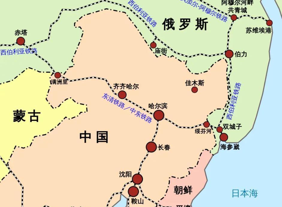 沙俄割走一百五十万平方公里，中国人记了一百多年，可今天，俄罗斯的油，中国的路；俄