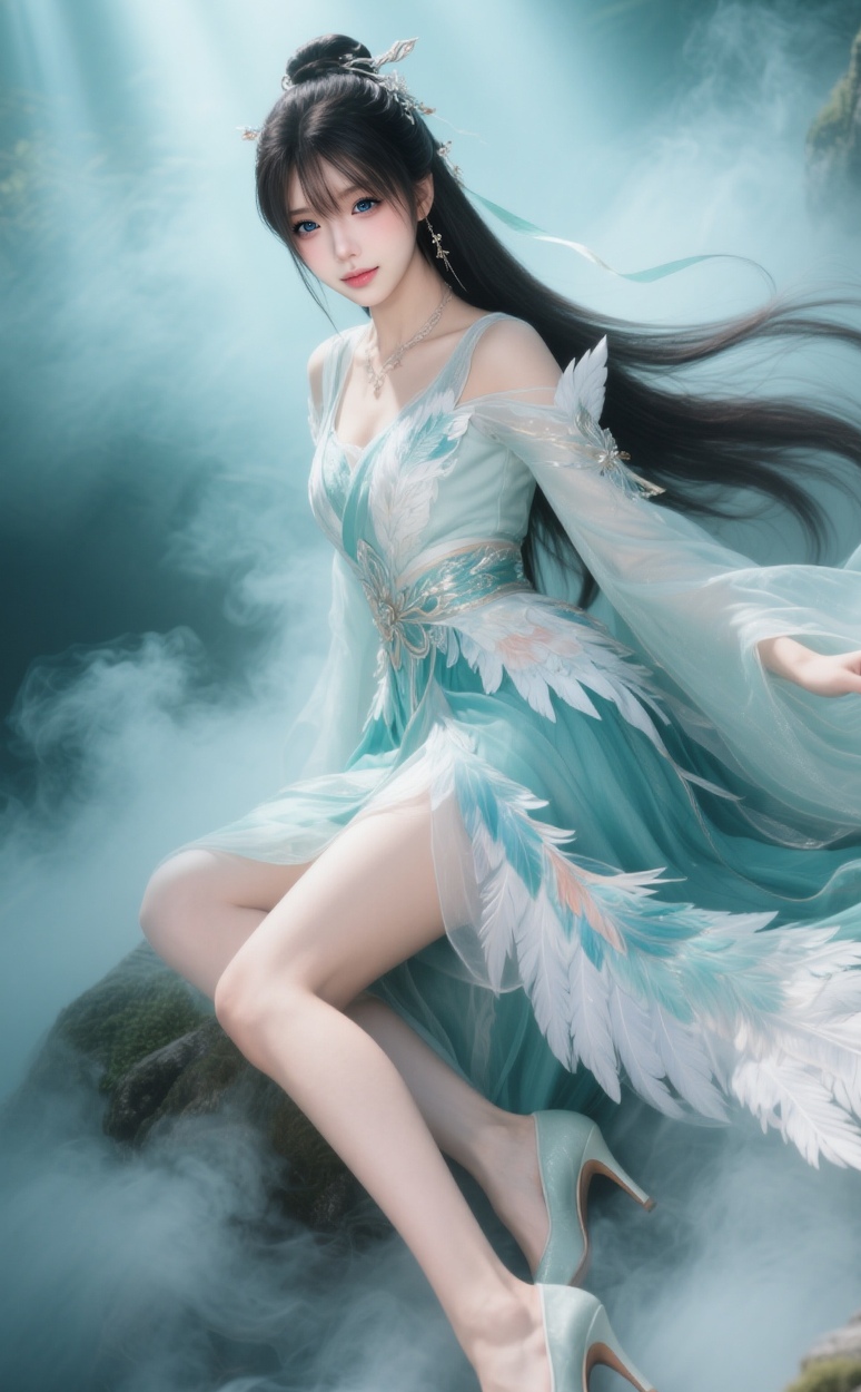 倾城妲己仿妆现，媚态万千引痴狂