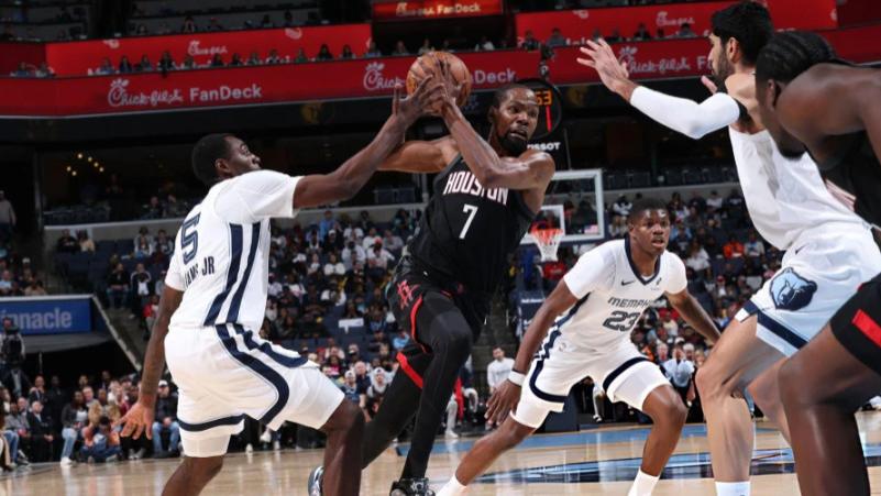 火箭5连胜！杜兰特18中5，阿门爆发28分10板7助，一战看清五大事实