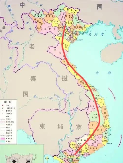 越南就是为高铁而生的国家，国土狭长，人口过亿，经济腾飞。可以效仿日本新干线，从河