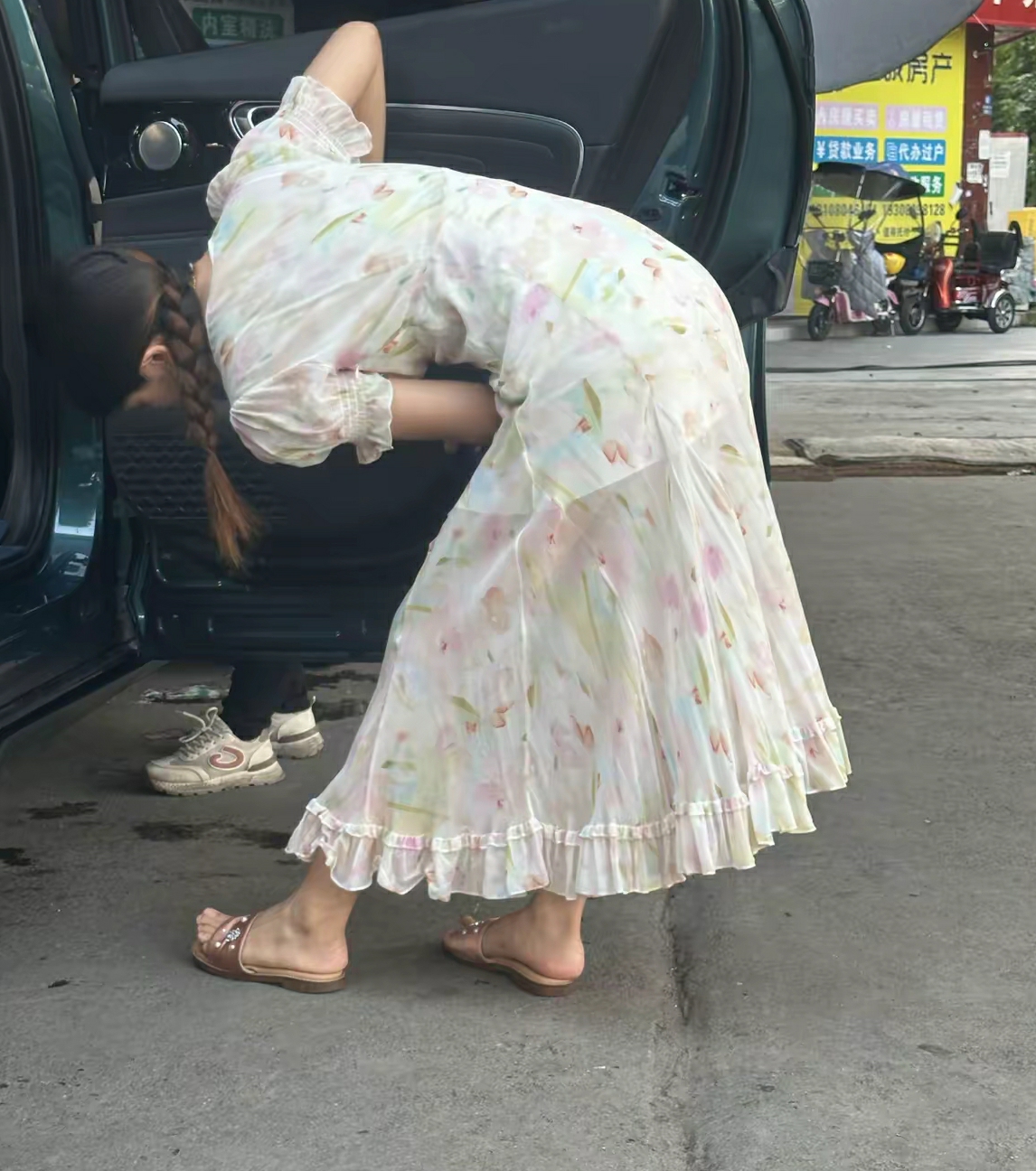 今天又来洗车了