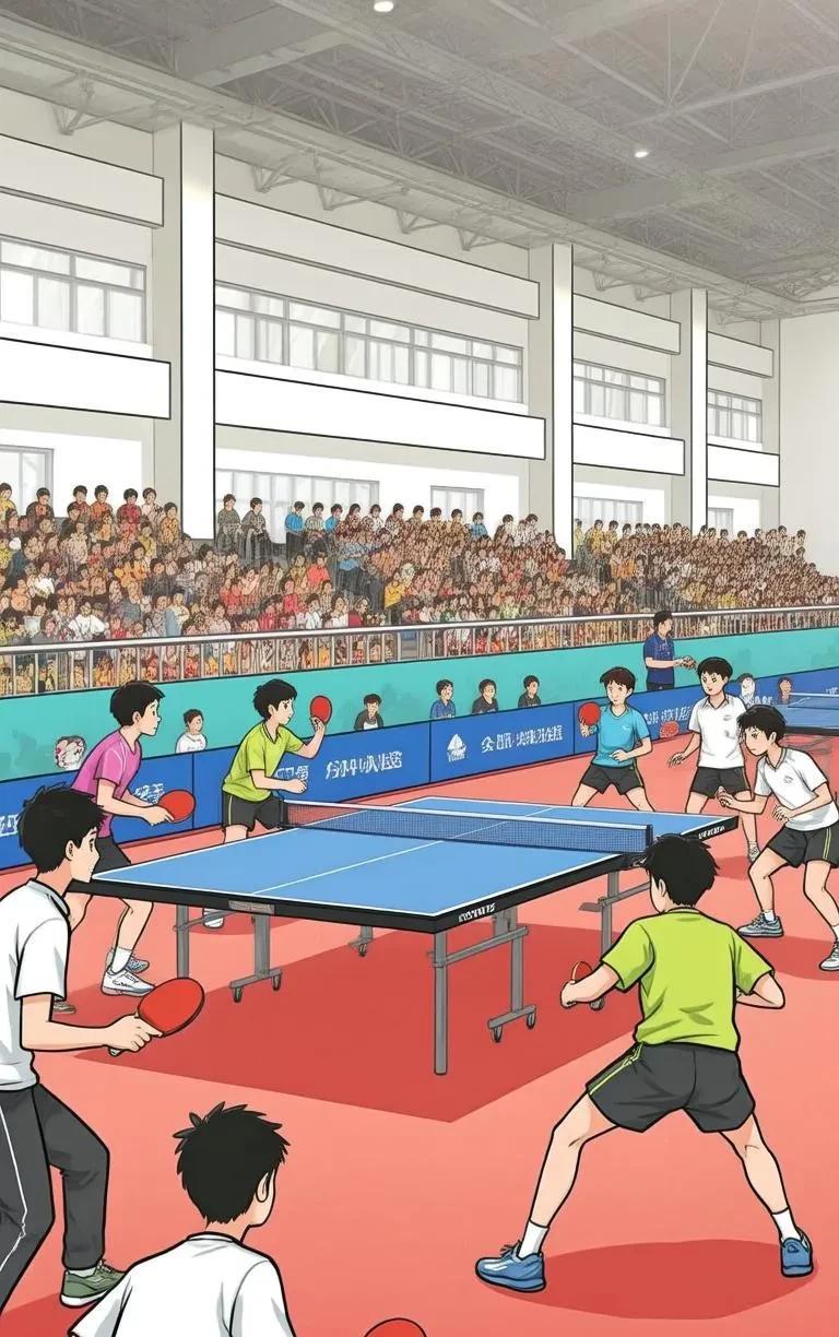大运会男团小组循环赛，中国队对阵比利时队，3-0获胜
首盘陈俊菘对阵路易斯·拉菲