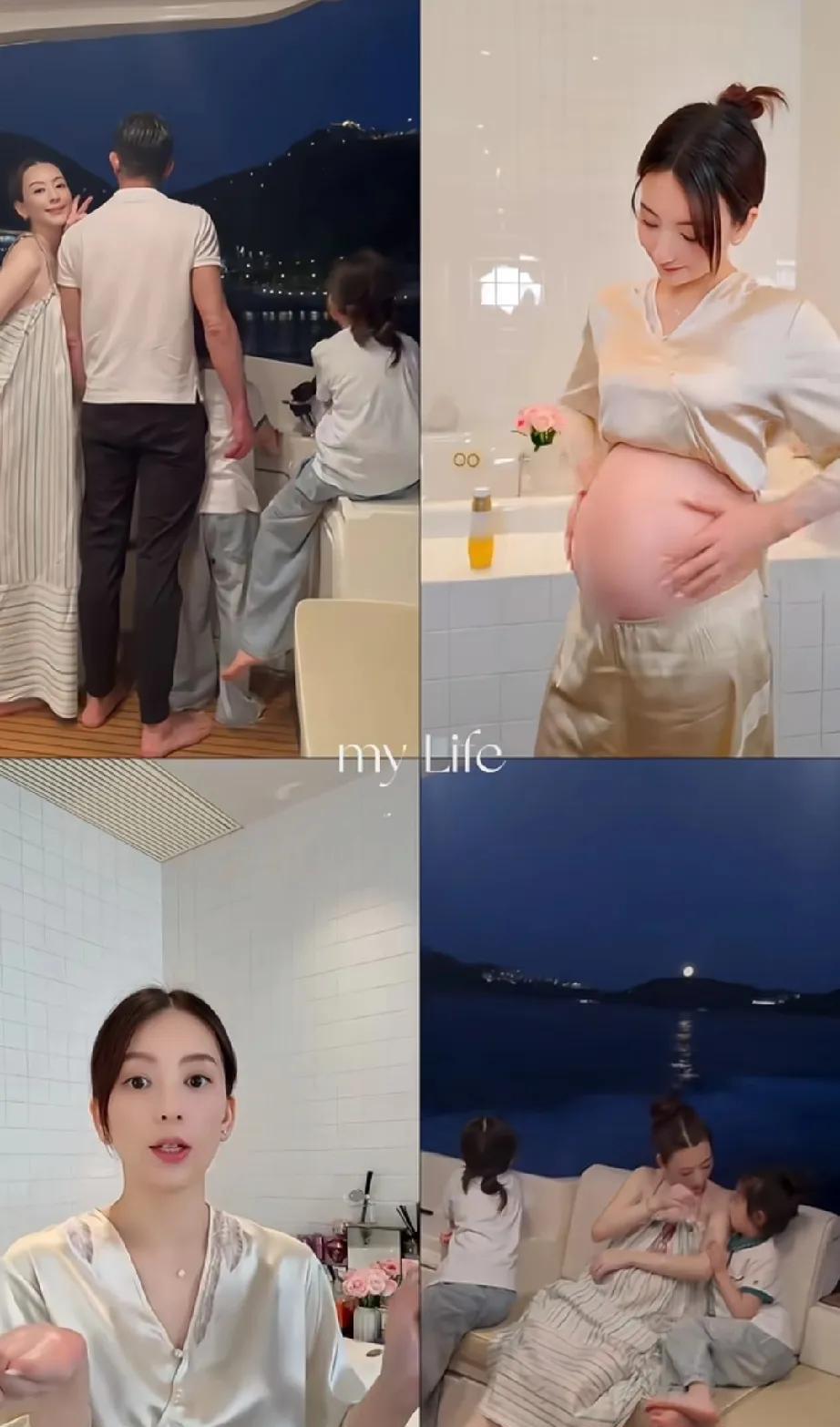 彻底把格局打开了！
主动给大家孕肚，天王嫂里面她真的是头一个，这次这个三胎虽然有