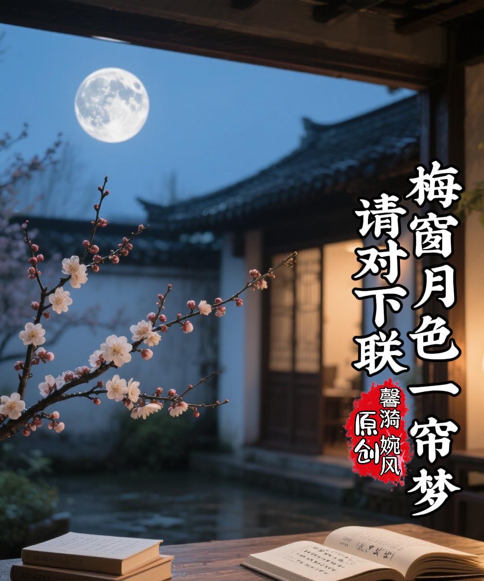 上联：梅窗月色一帘梦；
下联：？？
#馨漪婉风诗联# 
#妙笔生花创作挑战#
