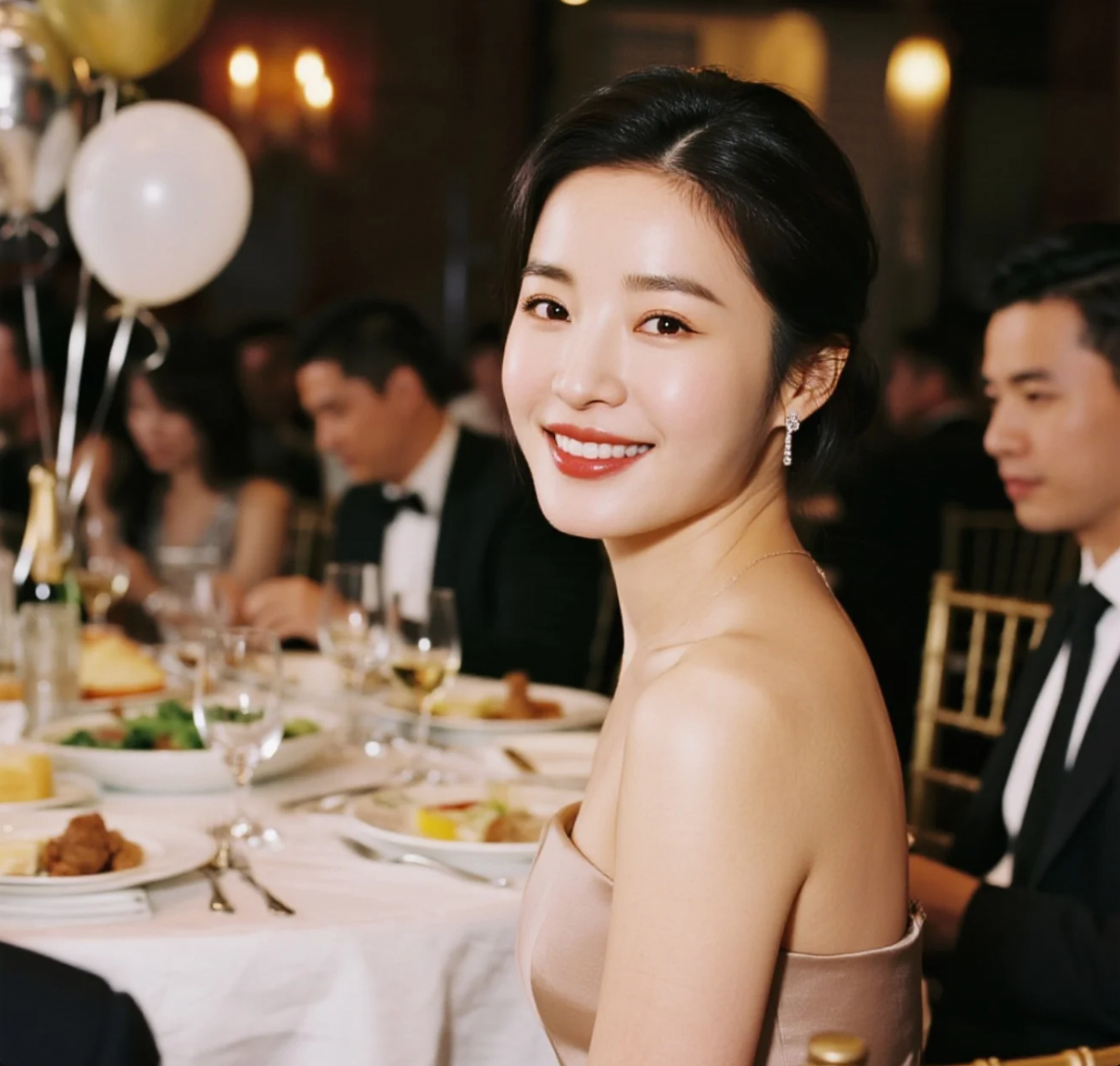 星光礼服：捕捉宴会中最动人的高光时刻