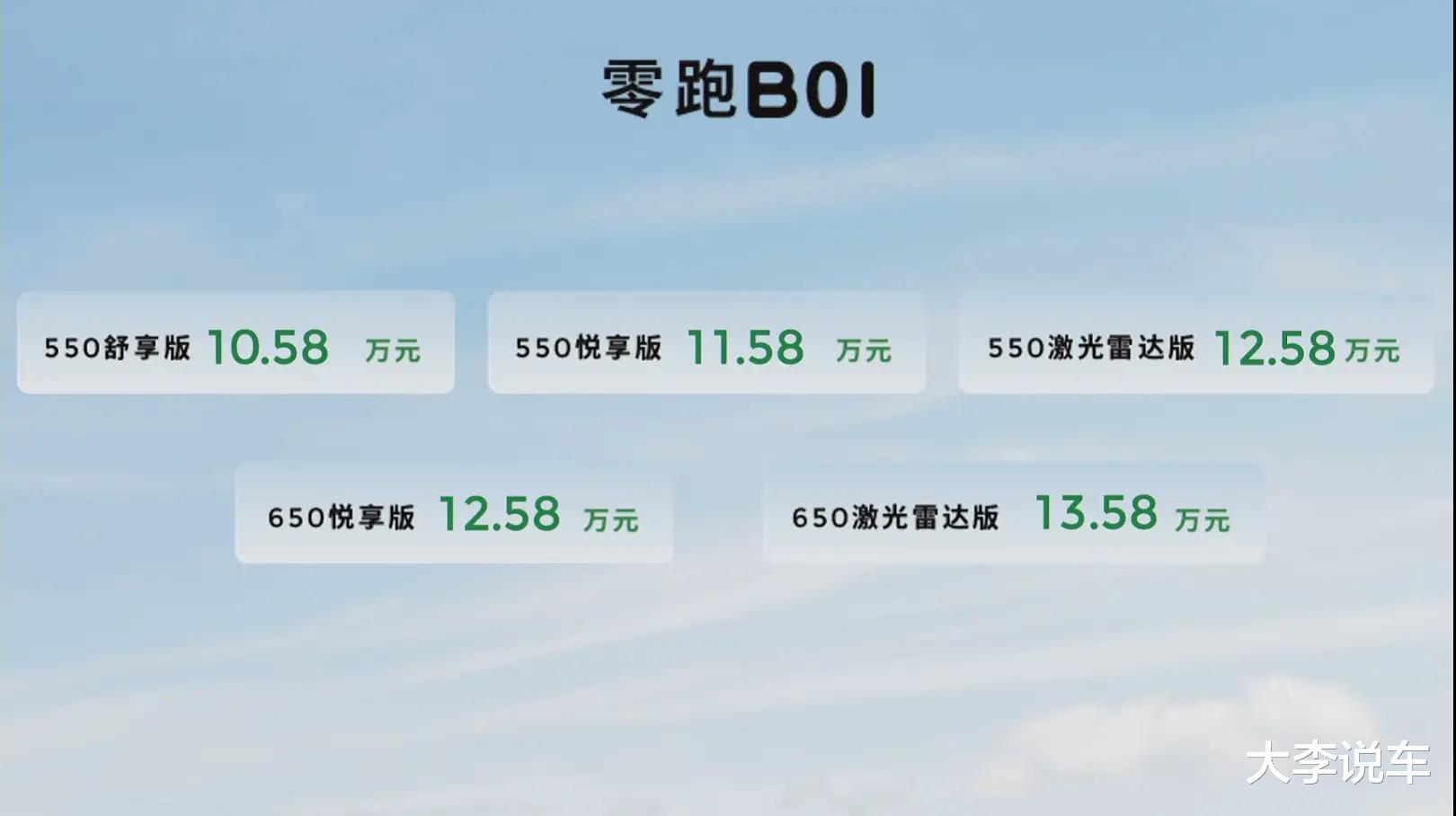 10.58万起，零跑B01开始预售，能竞争过小鹏MONA M
