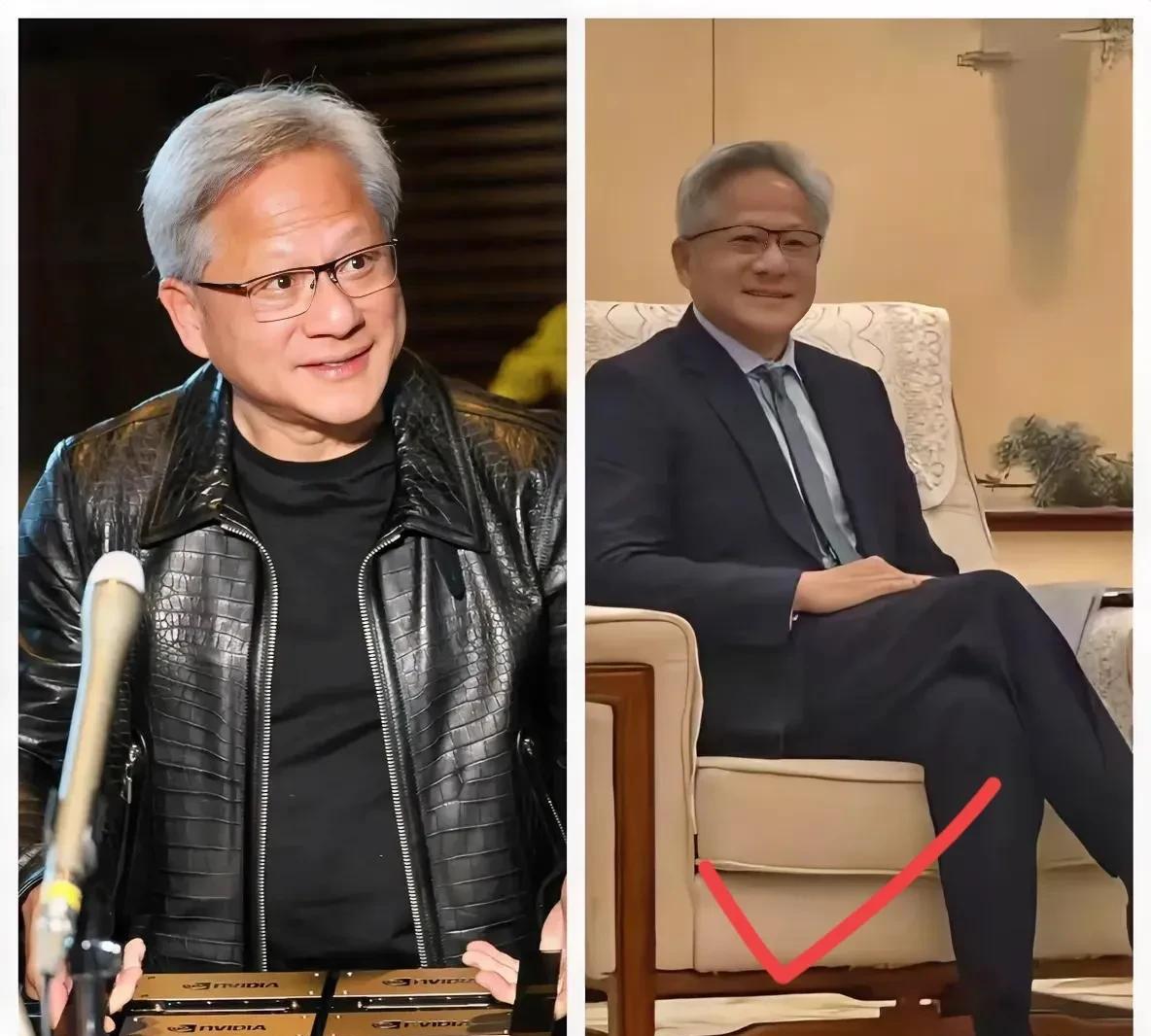 有一种预感，
这次黄仁勋过来谈合作，是一件大好事，因为大家发现没有？
老黄这次连