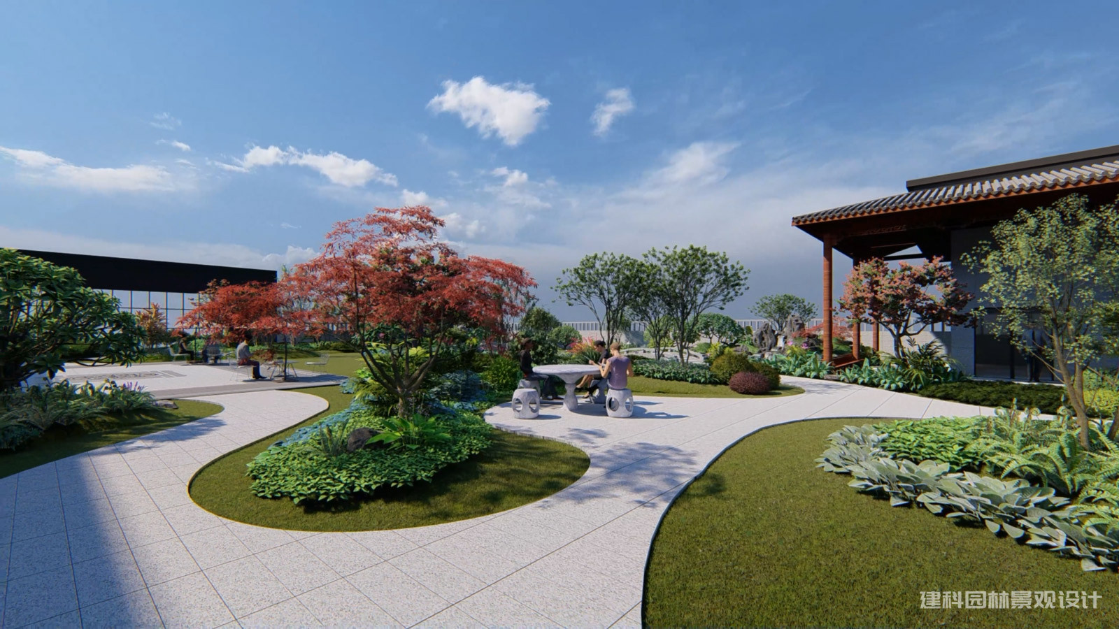 工厂屋顶花园设计要点