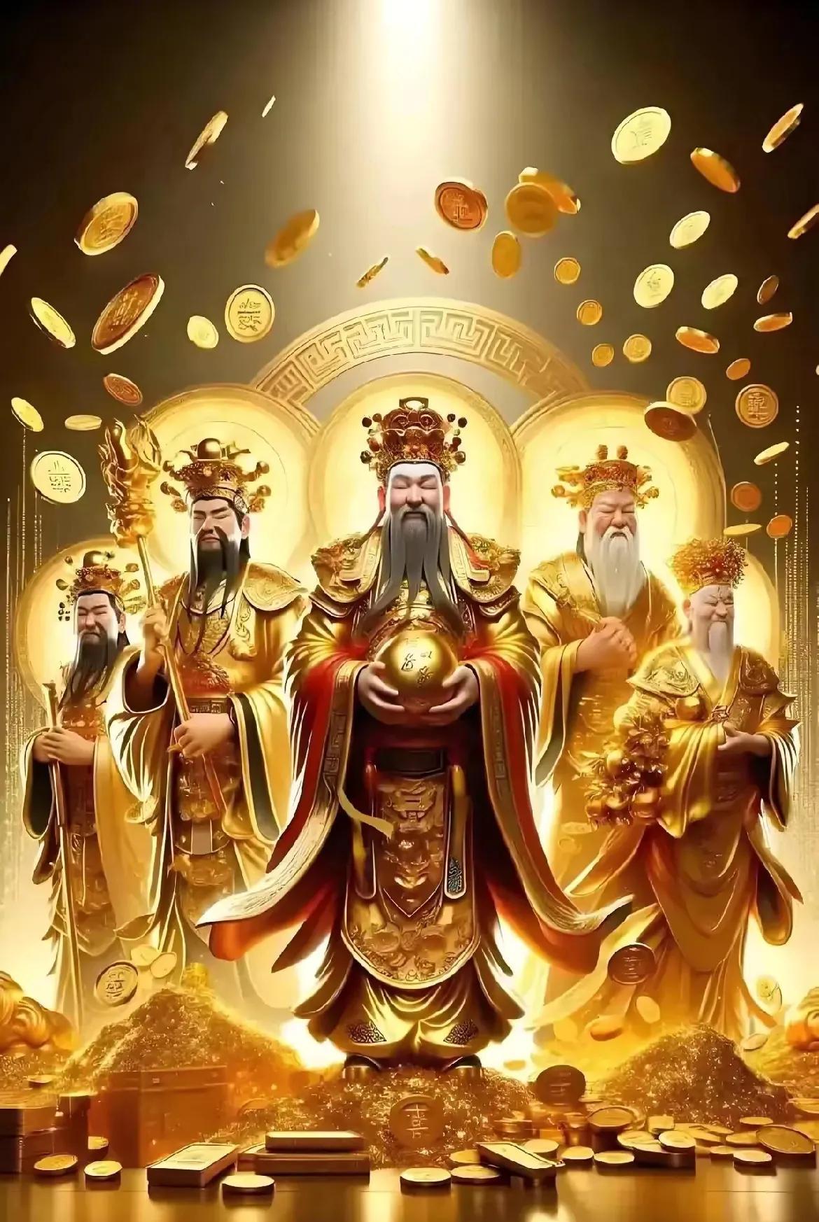 财神爷来啦，看到就是缘分！留下：“财源滚滚！”财神眷顾你家喜事连连！接财纳福！