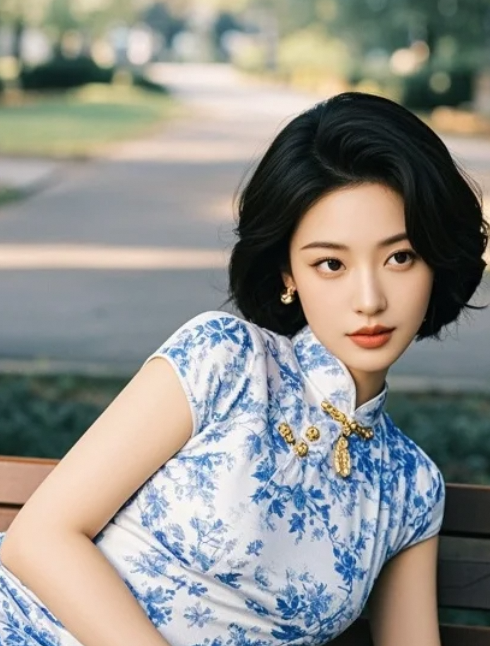 在公园里走了一圈，回头率破百，你信吗？