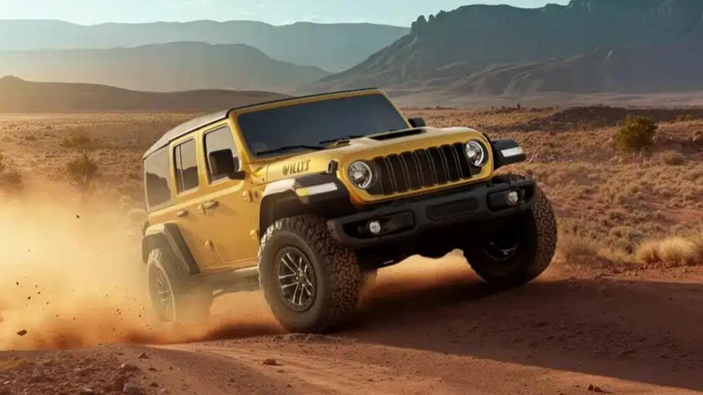 Jeep牧马人Willys 392官图发布 搭载6.4升V8发动机 3月海外上市