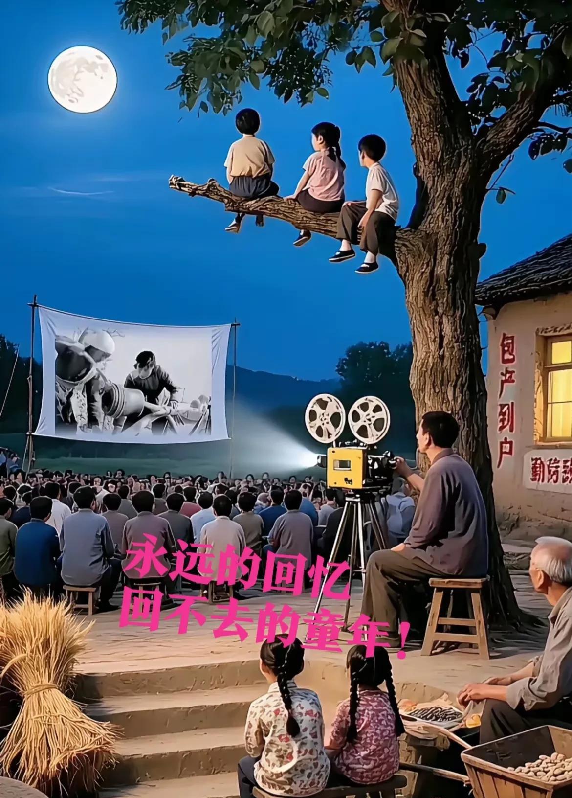 乡村电影，让人记忆犹新！一切都好像是昨天，殊不知已经过去了几十年！此情此景，五十
