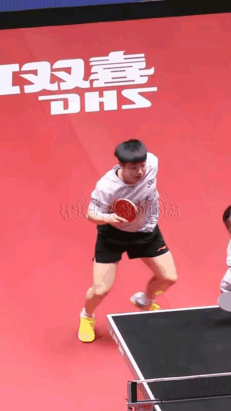 王楚钦边打球边给莎莎捡球，全场笑翻了？
王楚钦正在和徐海东打比赛，莎莎的球飞过来