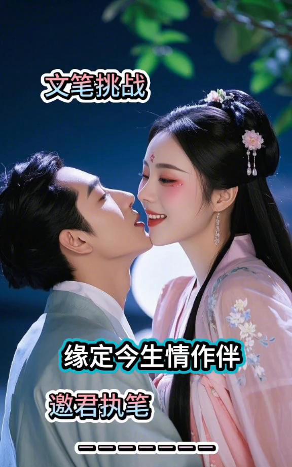 文笔挑战：缘定今生情作伴，邀君执笔。
即梦AI@觉影。
