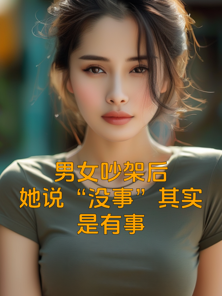 男女吵架后，她说“没事”其实是有事