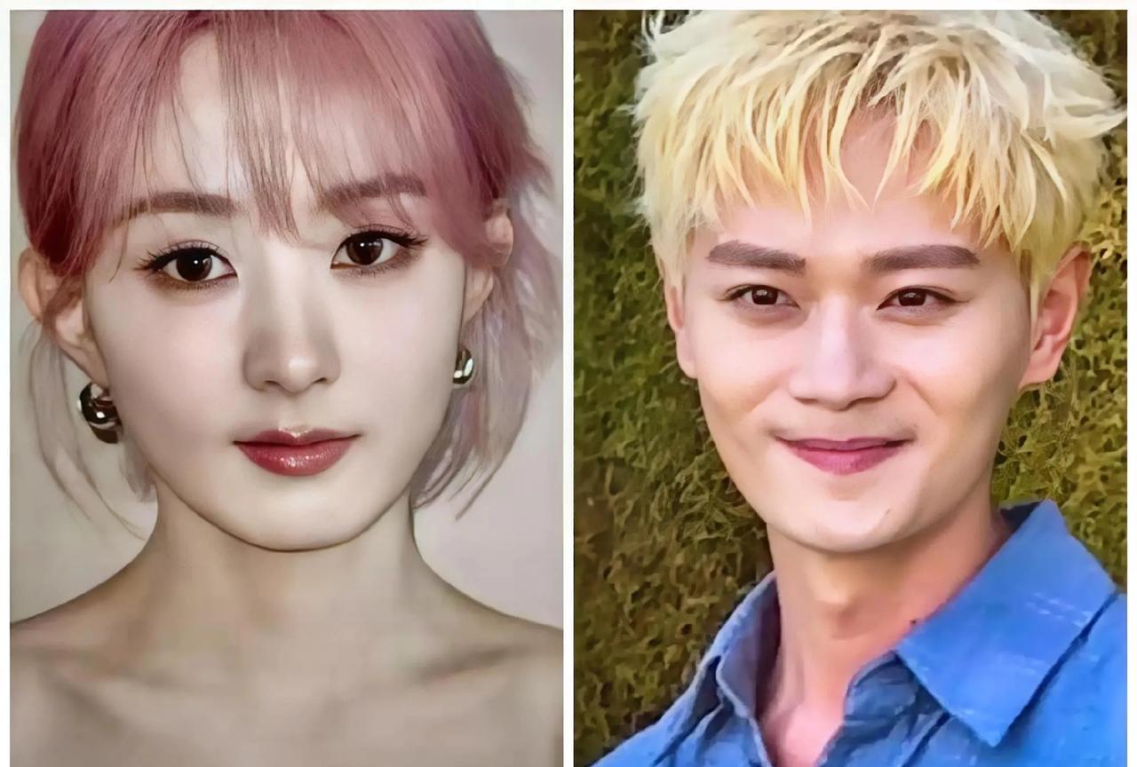 同样是流行染发 赵丽颖粉发被人群嘲，曹俊金发被人群夸，果然大家对男明星的态度比较