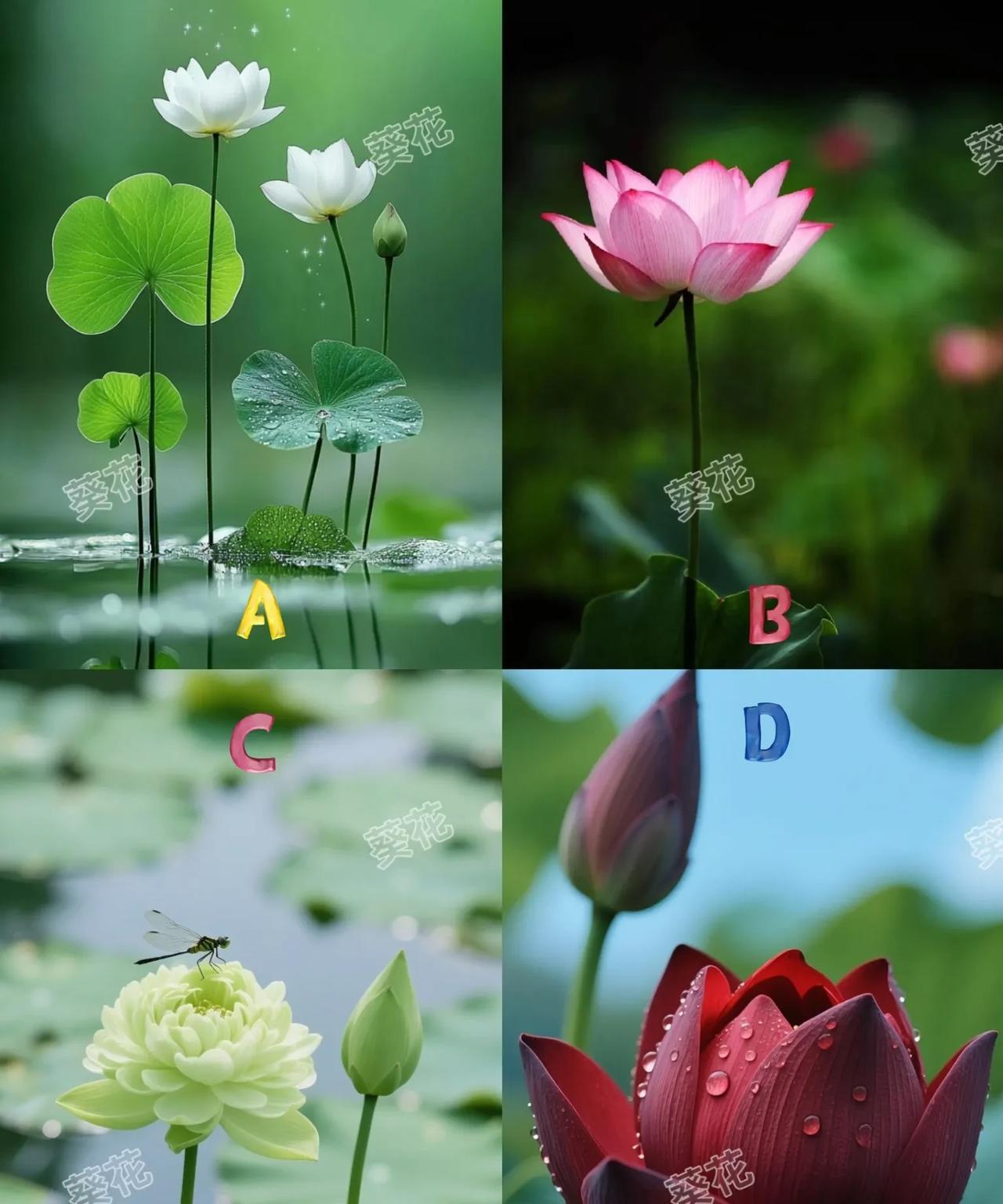 测一测，你这一生修来了什么果？
下图中，选一朵绝美莲花？
趣味测试，超级准哦
我