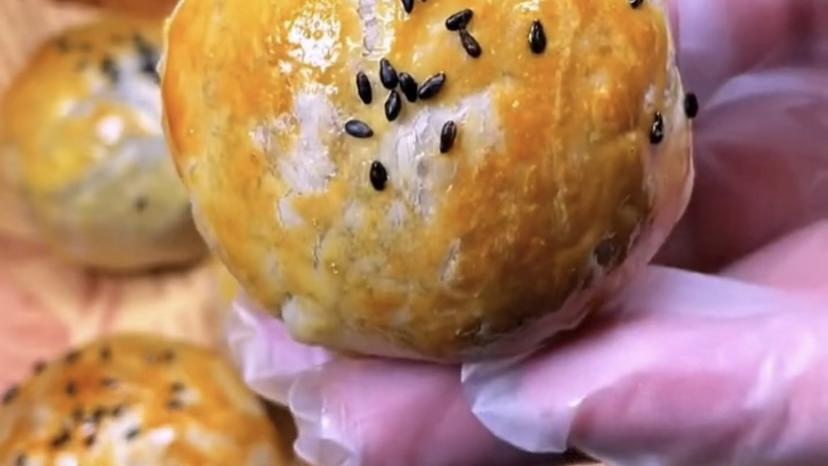 一口就沦陷！这个紫薯芝士酥真的绝了