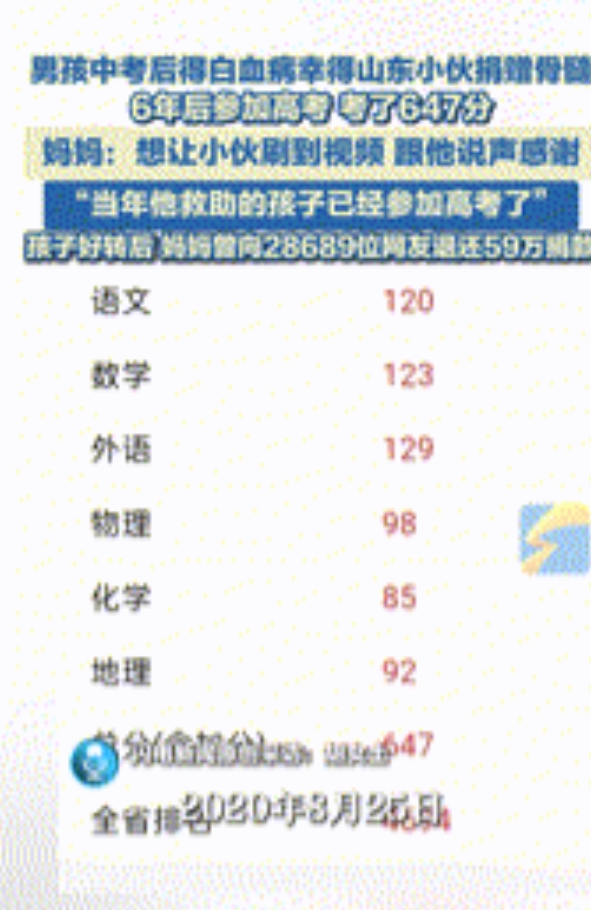 “奇迹中的奇迹！”安徽，男孩6年前身患白血病，被2万多名爱心网友救助后好转，妈妈