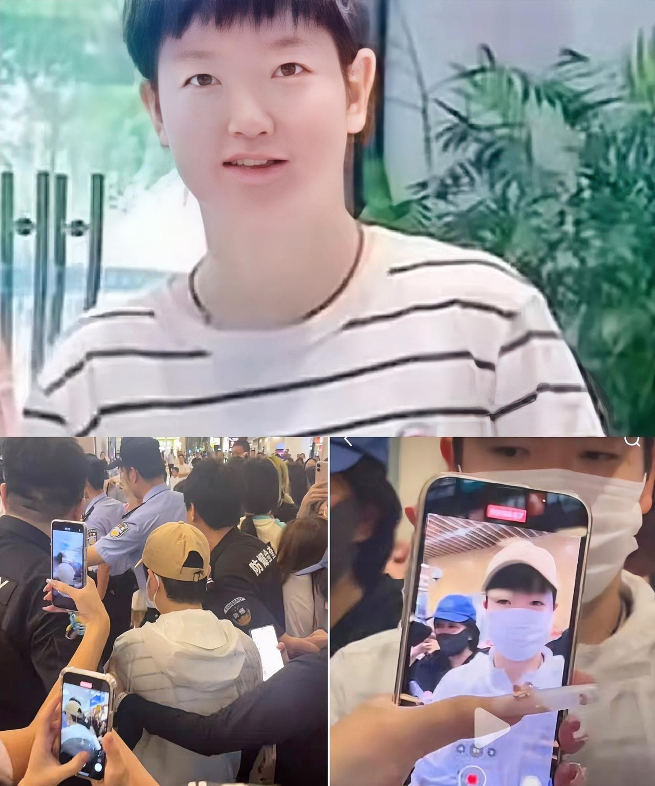 莎莎终于到厦门了
可是厦门的球迷粉丝太热情了
莎莎一出机场就被围堵的水泄不通，莎