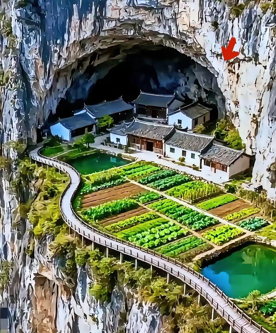 这一定是修仙的好地方，
你们想带着谁一起在这修仙？