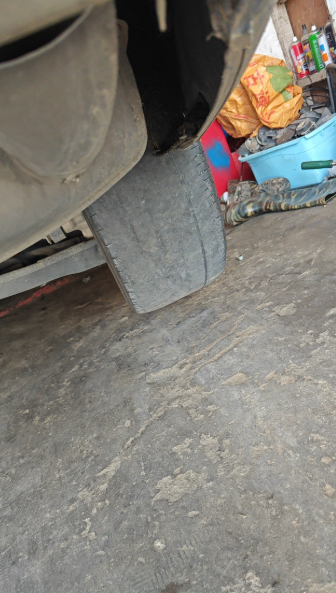 4万公里的雅阁磨光原车轮胎，质量太差了