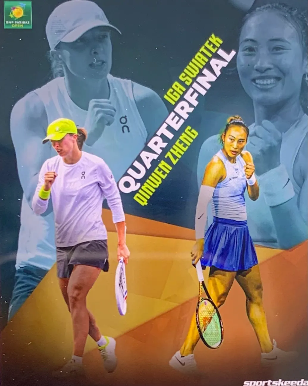 在刚刚结束的2025WTA Indian Wells 的世界女单排名赛中，Zhe