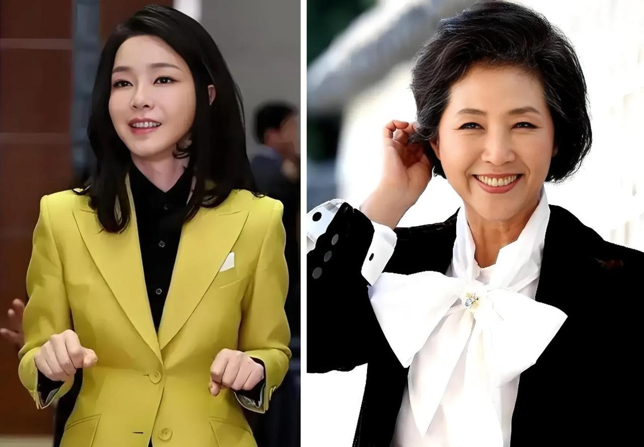 对比前总统夫人金建希，21届韩国总统李在明夫人金惠景的几个信息:
1.金建希出生