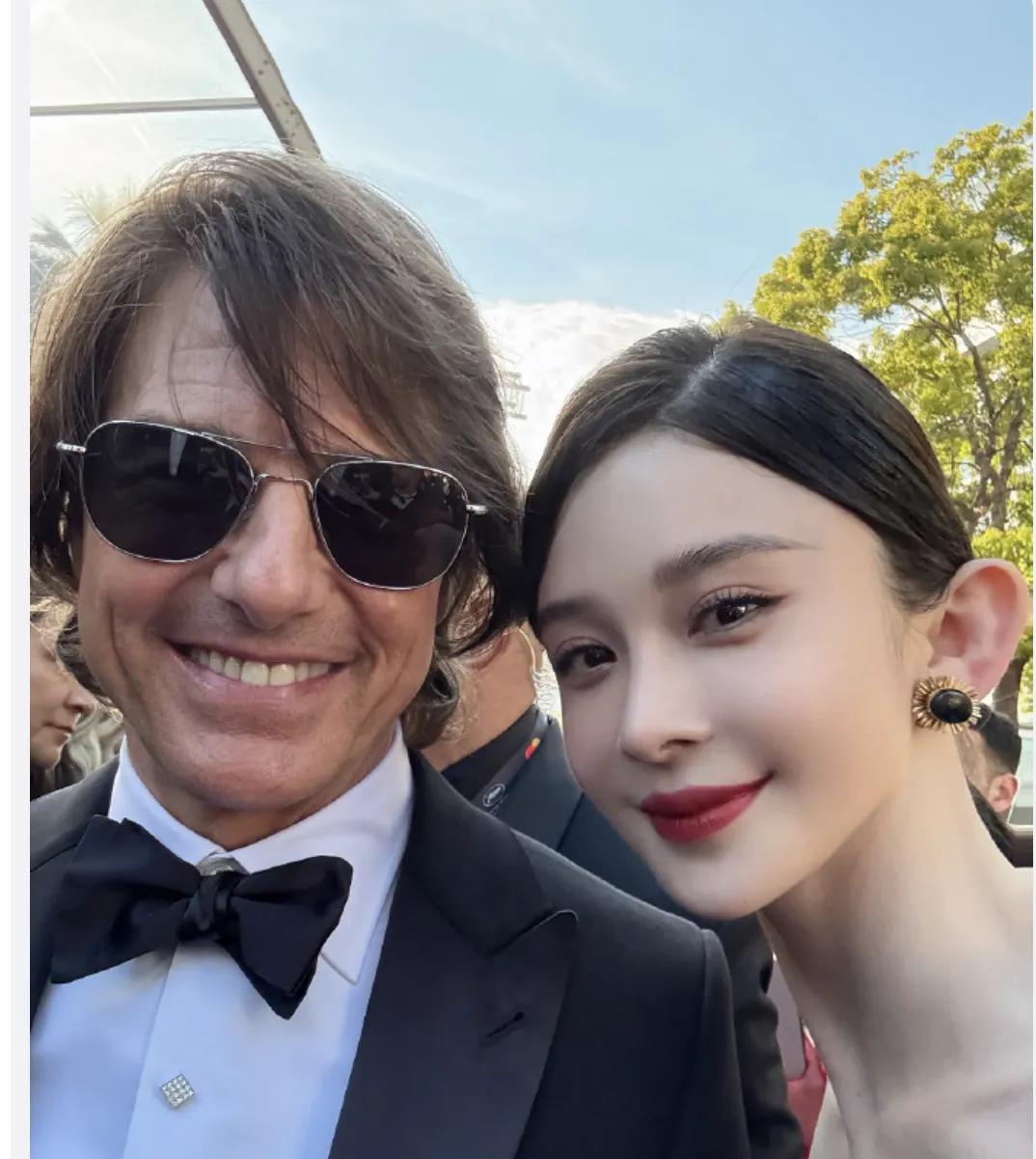 一个是阿汤哥，一个是赵樱子，他们相遇在戛纳电影节！
赵樱子在无线超越班受到吴镇宇