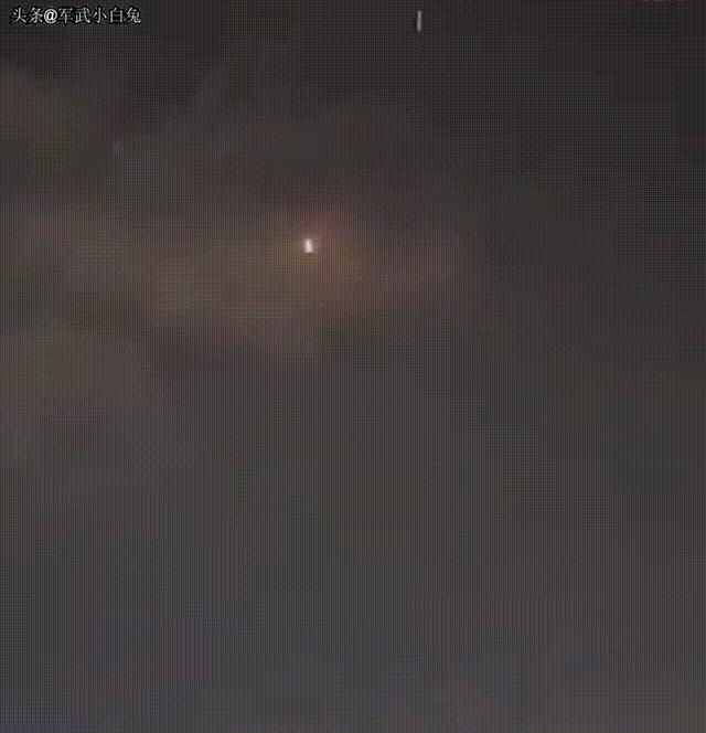 以色列方向感受“流星坠落”#小白兔军事研究所#