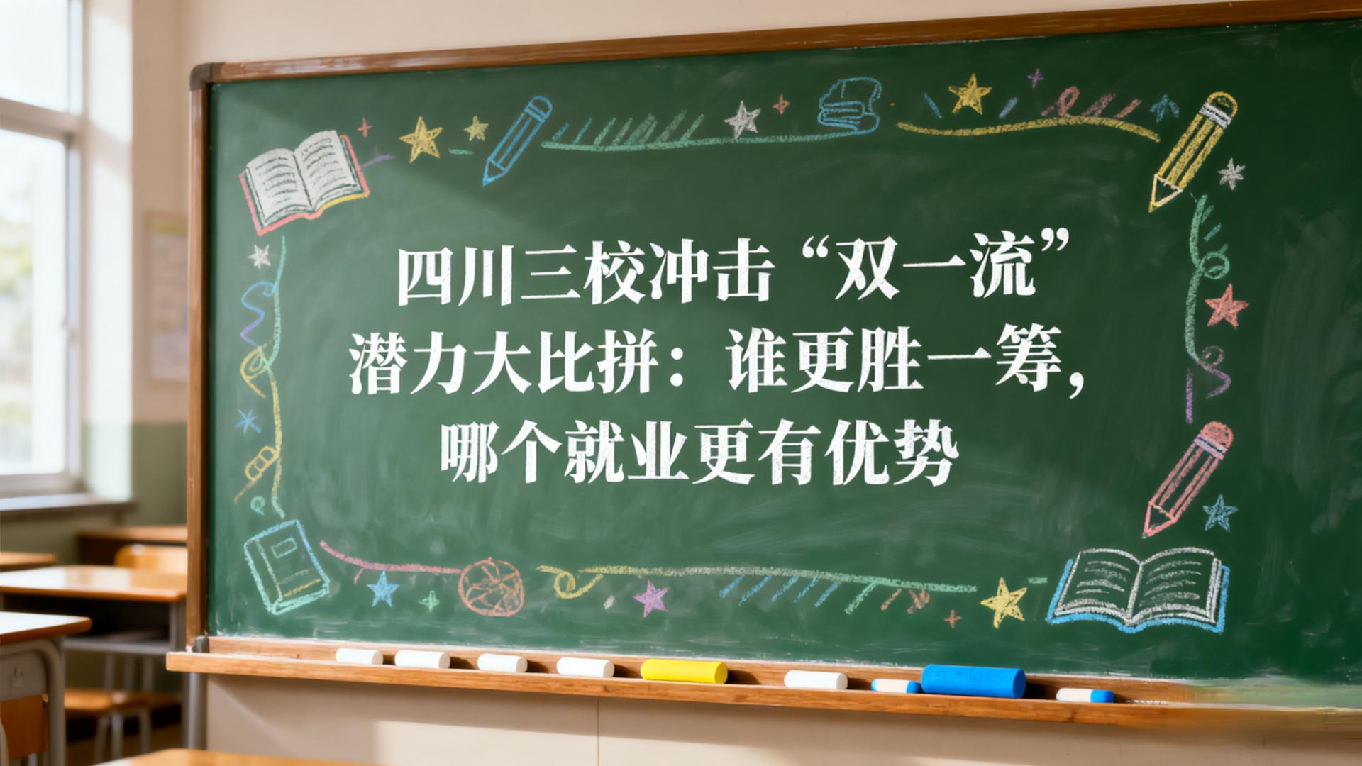 四川三校冲击“双一流”潜力大比拼：谁更胜一筹，哪个就业更有优势