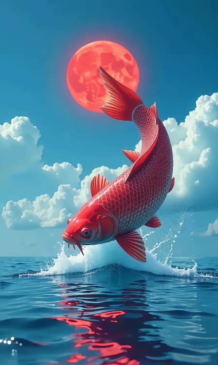 鸿运当头，吉星高照
锦鲤送福，翻身暴富