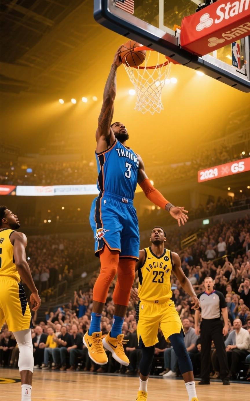 NBA总决赛G6，雷霆客场对阵步行者，这场比赛太有看头了。目前雷霆3 - 2领先