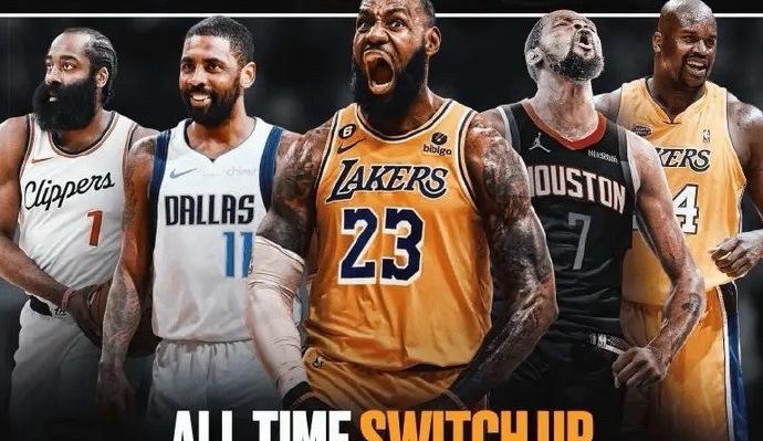 有意思，来看看NBA史上最强“换队五人组”。
今天，ClutchPoints发布