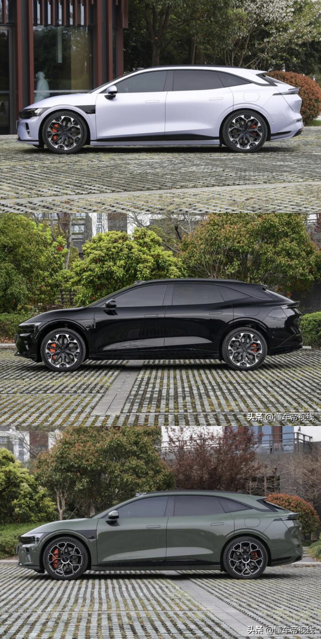 我发现这车黑色视觉显厚！
一般而言，黑色车身往往会显得精干，但这车几个颜色一对比