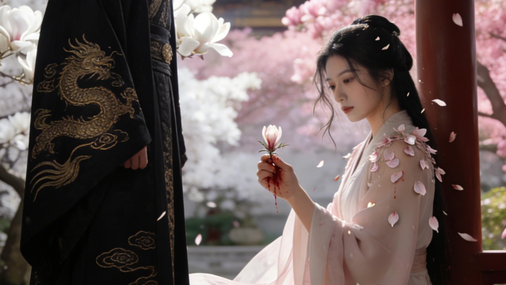 卑贱种花女入宫，只因一张脸，被帝王册为贵妃