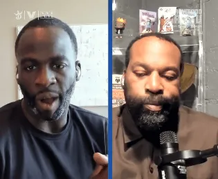 勇士球员德雷蒙德-格林在自己的播客节目The Draymond Green Sh