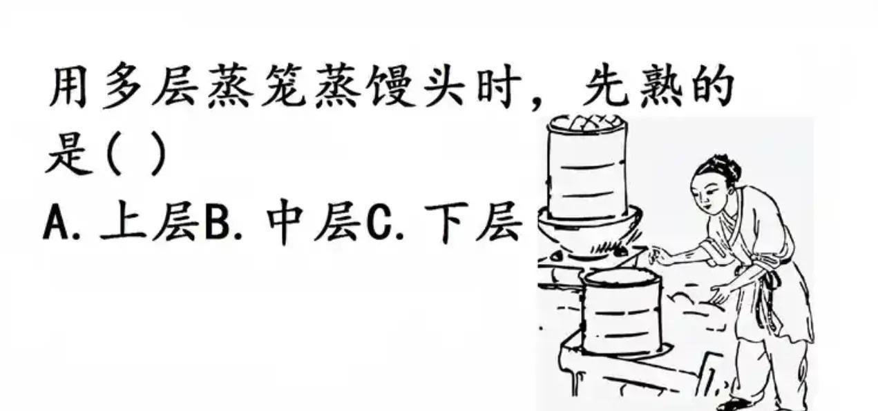 蒸馒头时，为啥上层先熟？
宝子们，生活里藏着好多有趣的物理知识！就说用多层蒸笼蒸