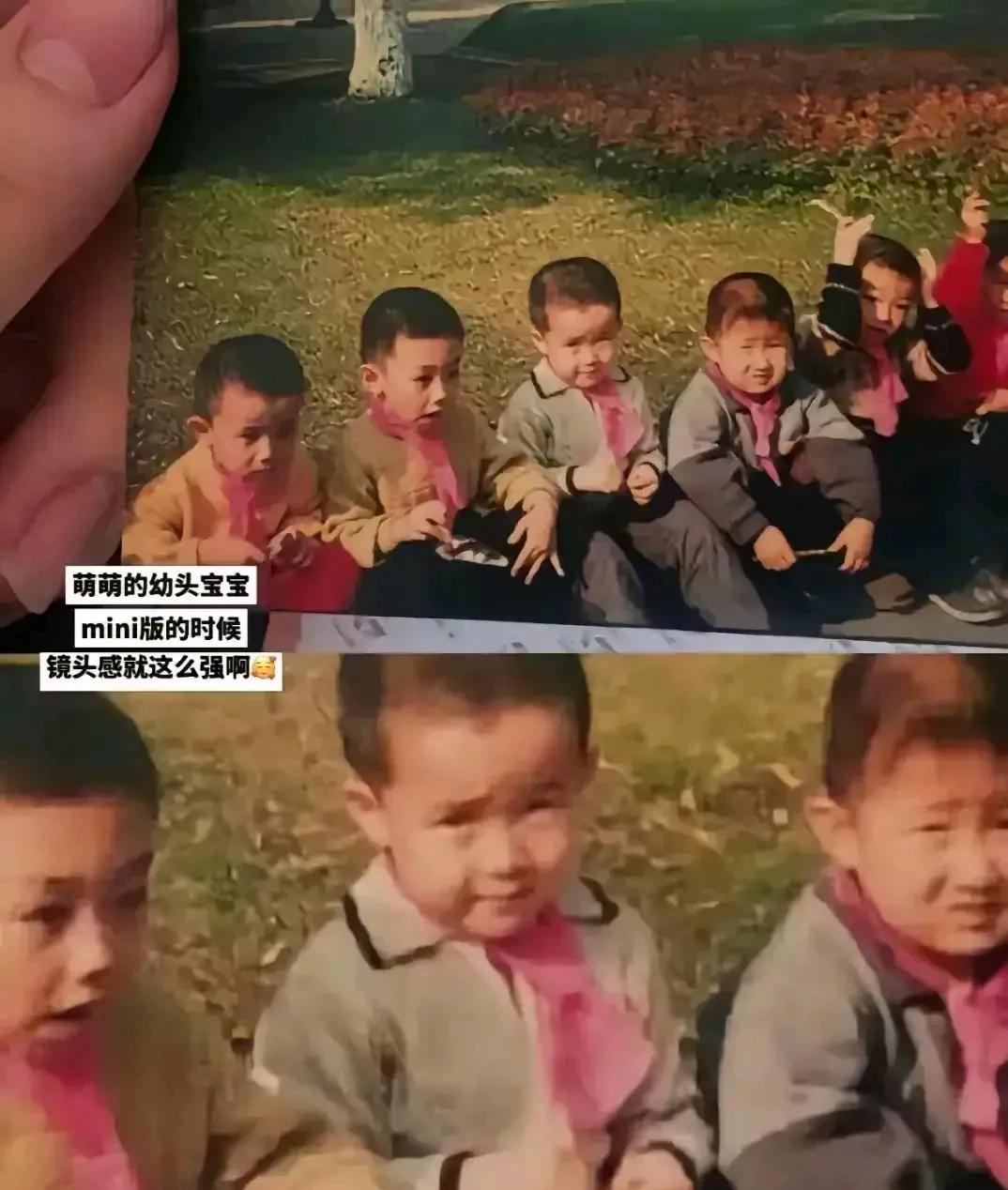 一眼就认出来哪个是王楚钦，
这标志性的大脑袋太有辨识度了，
老话说奔楼大了聪明，