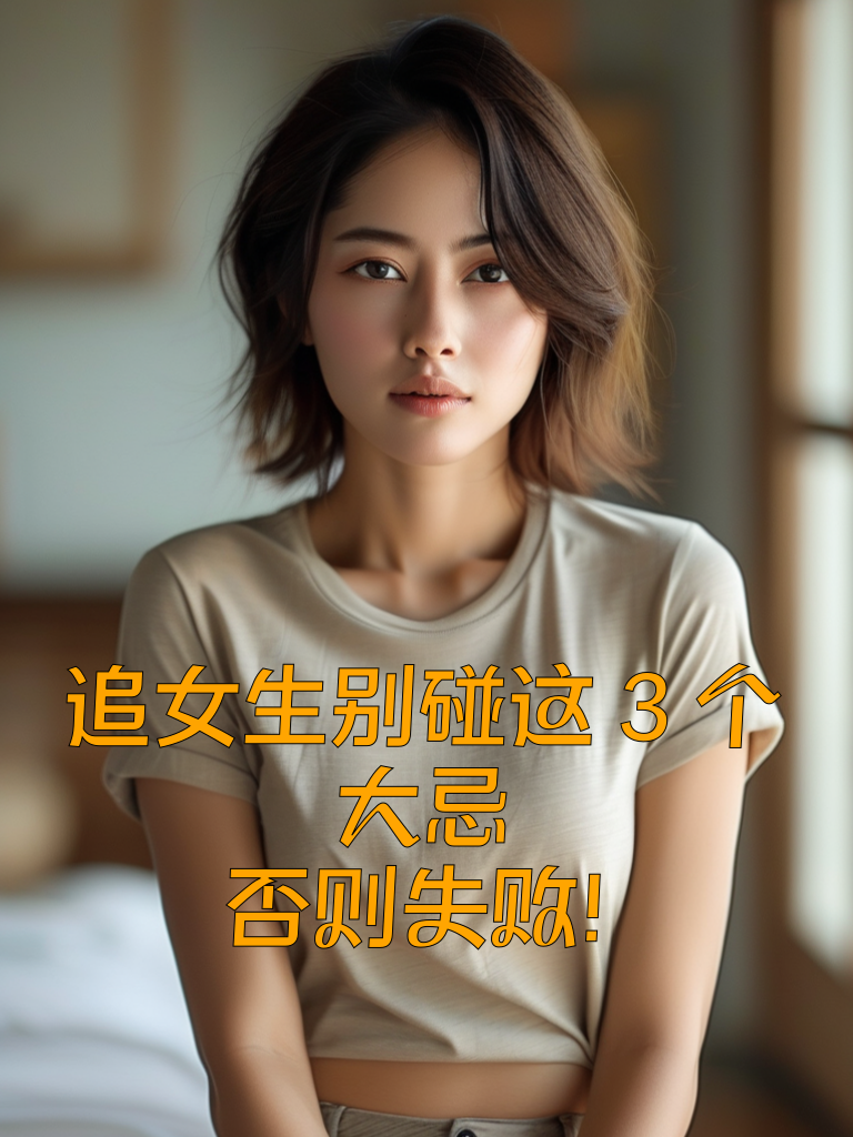 追女生别碰这3个大忌，否则失败！