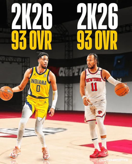 美媒ClutchPoints更新社交媒体，发布了一则有关泰雷斯-哈利伯顿和杰伦-