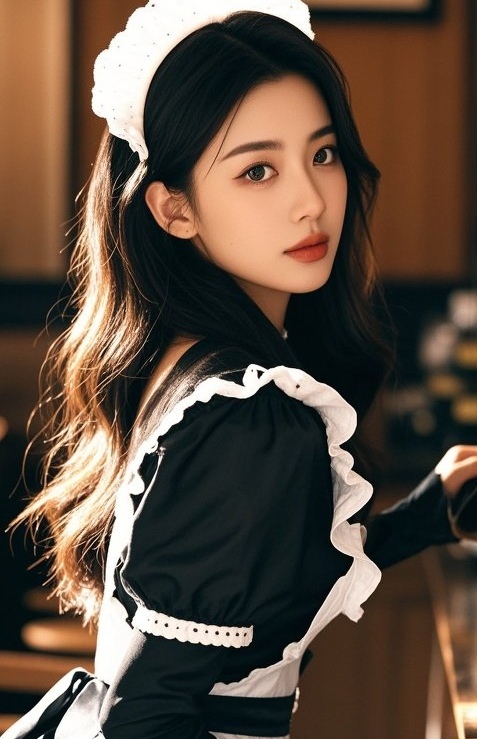 清纯女仆甜入心，娇俏佳人最吸睛